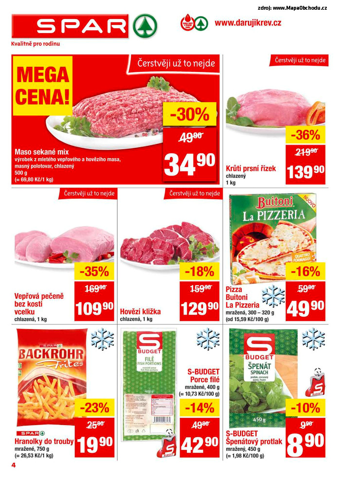 Stránka č. 4 - Akční leták Spar