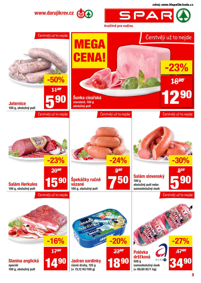 Stránka č. 5 - Akční leták Spar