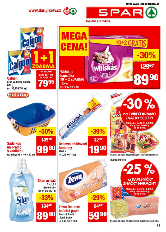 Stránka č. 11 - Akční leták Spar