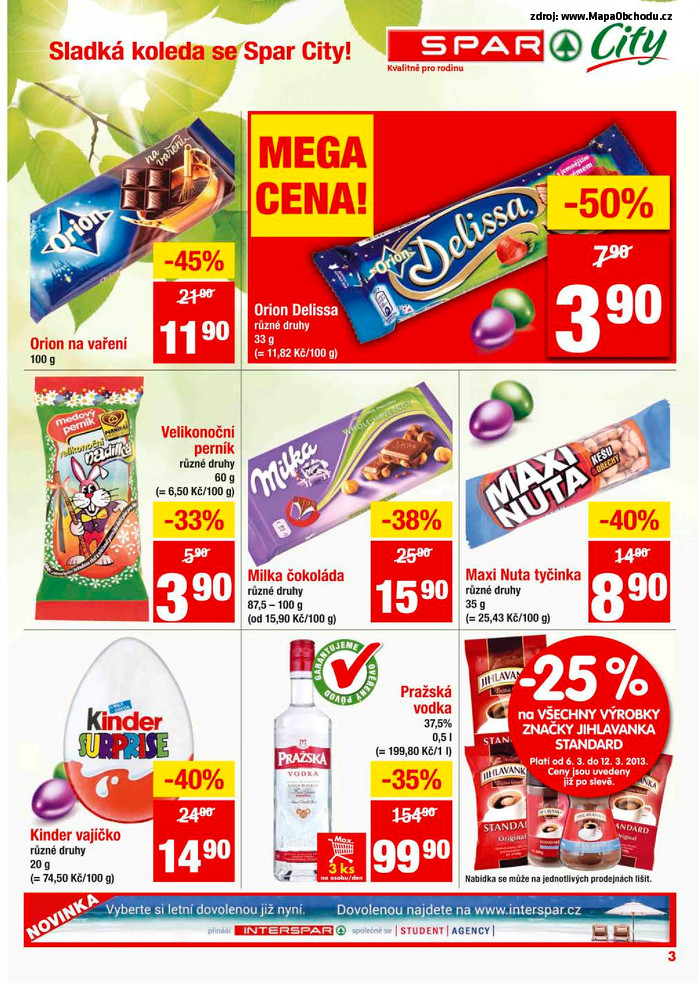 Stránka č. 3 - Akční leták Spar  City